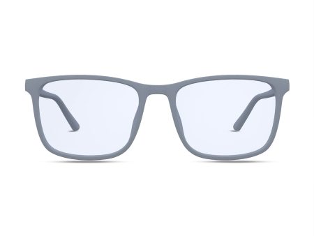 The Architect Blue Light Glasses in Slate Grey For Cheap