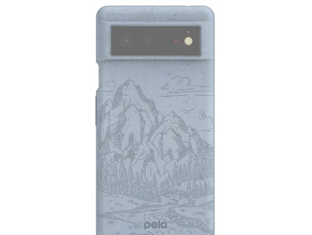 Powder Blue Rockies Google Pixel 6 Case Fashion