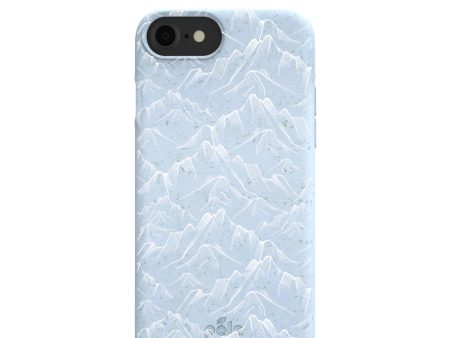 Powder Blue Snowy Mountains iPhone 6 6s 7 8 SE Case Online Hot Sale