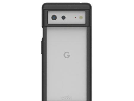 Clear Google Pixel 6 Case with Black Ridge For Cheap