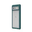 Clear Google Pixel 6 Case with Green Ridge For Sale