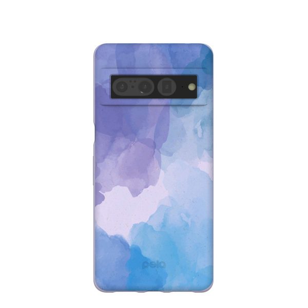 Lavender Blue Reflections Google Pixel 7 Pro Case Discount