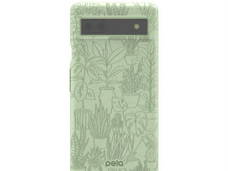 Sage Green Green Oasis Google Pixel 6a Case For Cheap