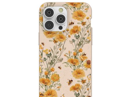 Seashell Vintage Bee iPhone 14 Pro Max Case For Cheap