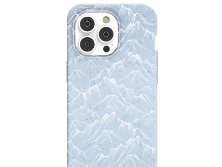 Powder Blue Snowy Mountains iPhone 14 Pro Case Supply