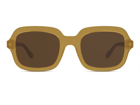 Montenegro Squares Sunglasses in Ochre Supply