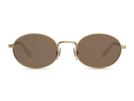 San Marcos Sunglasses in Gold Cheap