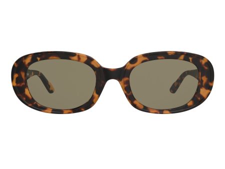 Parisian Piece Sunglasses in Brown Tortoise For Sale