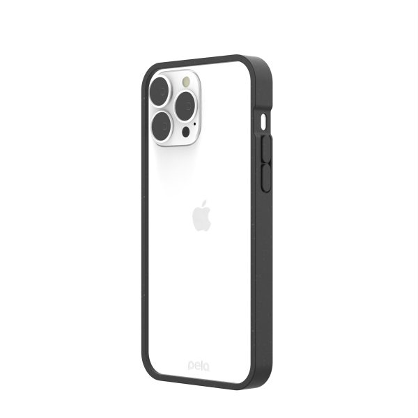 Clear iPhone 13 Pro Max Case with Black Ridge on Sale