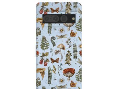 Powder Blue Nature walks Google Pixel 7 Pro Case For Cheap