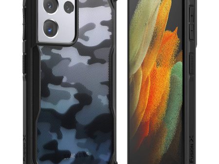 Samsung Galaxy S21 Ultra Back Cover Case | Fusion X Design - Camo Black Supply