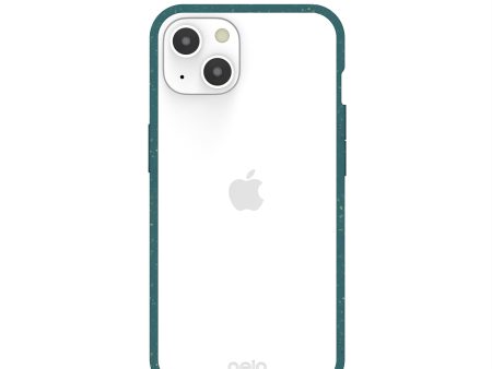 Clear iPhone 13 Case with Green Ridge Cheap