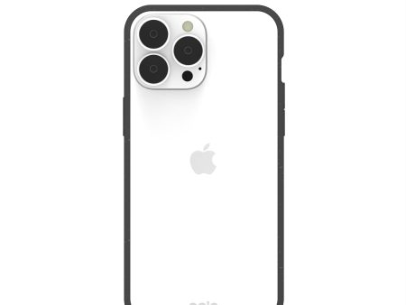 Clear iPhone 13 Pro Max Case with Black Ridge on Sale