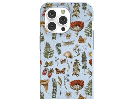 Powder Blue Nature walks iPhone 14 Pro Case For Cheap