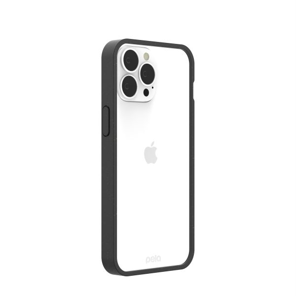 Clear iPhone 13 Pro Max Case with Black Ridge on Sale