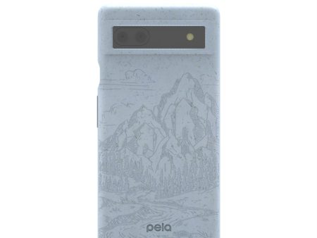 Powder Blue Rockies Google Pixel 6a Case on Sale