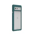 Clear Google Pixel 6 Case with Green Ridge For Sale