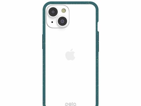 Clear iPhone 14 Case with Green Ridge Supply