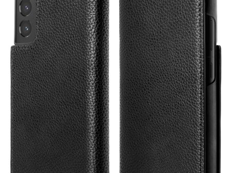 Samsung Galaxy S22 Plus Back Cover Case | Folio Signature Standard - Black Online now