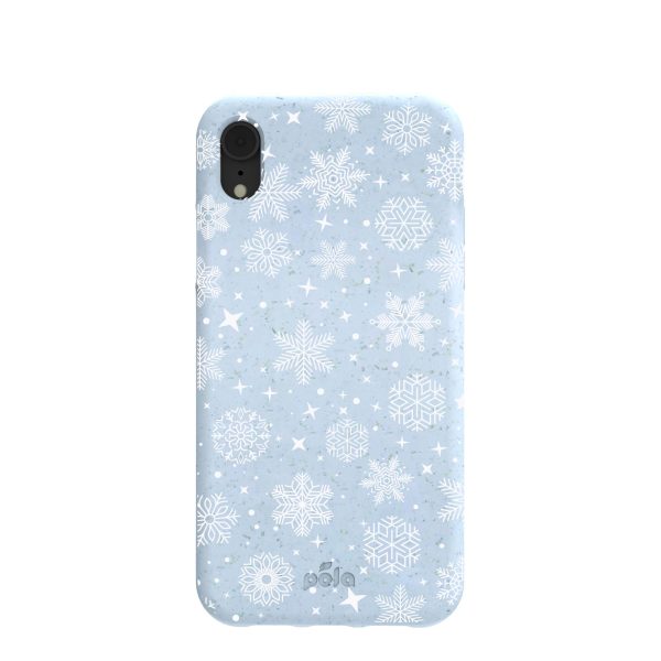 Powder Blue Let it Snow iPhone XR Case Online