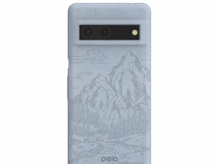 Powder Blue Rockies Google Pixel 7 Case For Cheap