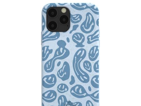 Powder Blue Melting Faces iPhone 11 Pro Case Cheap