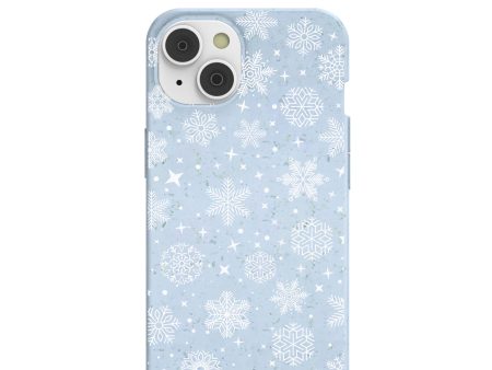 Powder Blue Let it Snow iPhone 14 Case For Discount