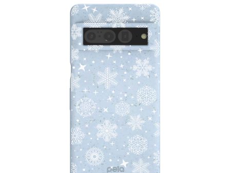 Powder Blue Let it Snow Google Pixel 7 Pro Case Online Sale