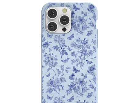 Powder Blue Porcelain iPhone 14 Pro Max Case on Sale