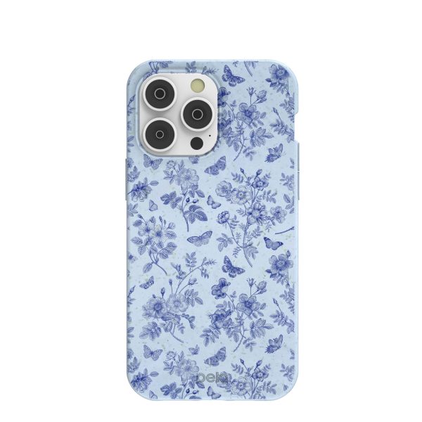 Powder Blue Porcelain iPhone 14 Pro Max Case on Sale