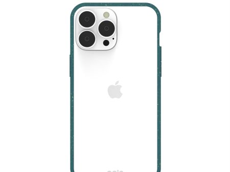 Clear iPhone 13 Pro Max Case with Green Ridge For Discount