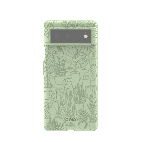 Sage Green Green Oasis Google Pixel 6 Case For Sale