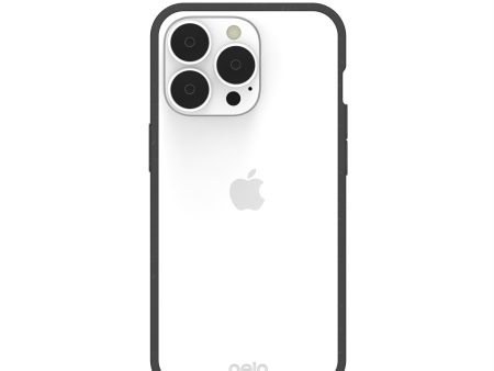 Clear iPhone 13 Pro Case with Black Ridge Supply