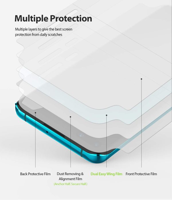 Huawei P40 Pro Screen Protector Film Dual Easy Wing - 2 Pack Online Sale