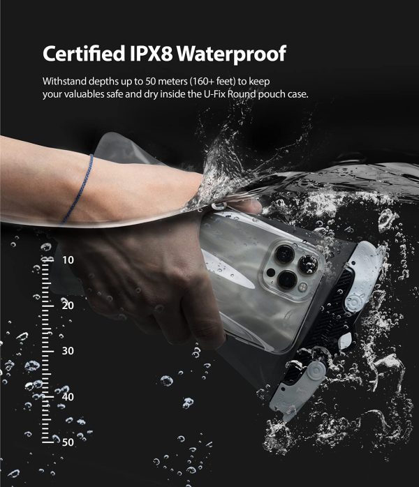 U-Fix Round WaterProof Universal Phone Case  (Large) Hot on Sale