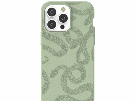 Sage Green Snaky iPhone 14 Pro Max Case Online Sale