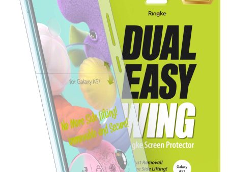 Galaxy A51 Screen Protector Film | DUAL EASY WING - 2 Pack Online Hot Sale