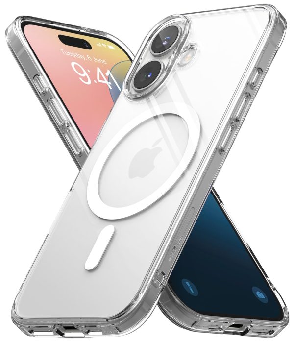 iPhone 16 Back Cover Case | Fusion Magnetic - Clear Discount