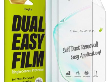 Galaxy Note 10 Screen Protector Film | Dual Easy Film (2019) - 2 Pack For Cheap