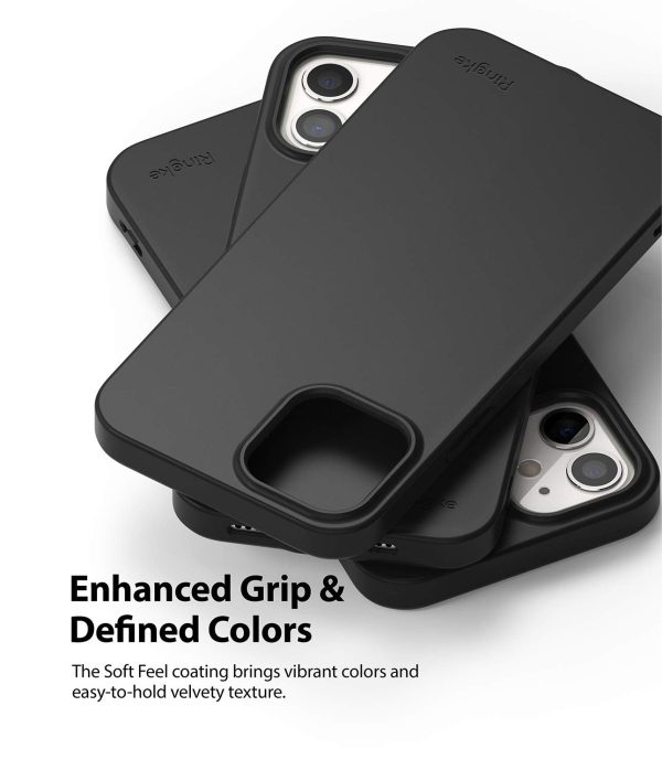 Apple iPhone 12 Mini Back Cover Case | Air S - BLACK Fashion