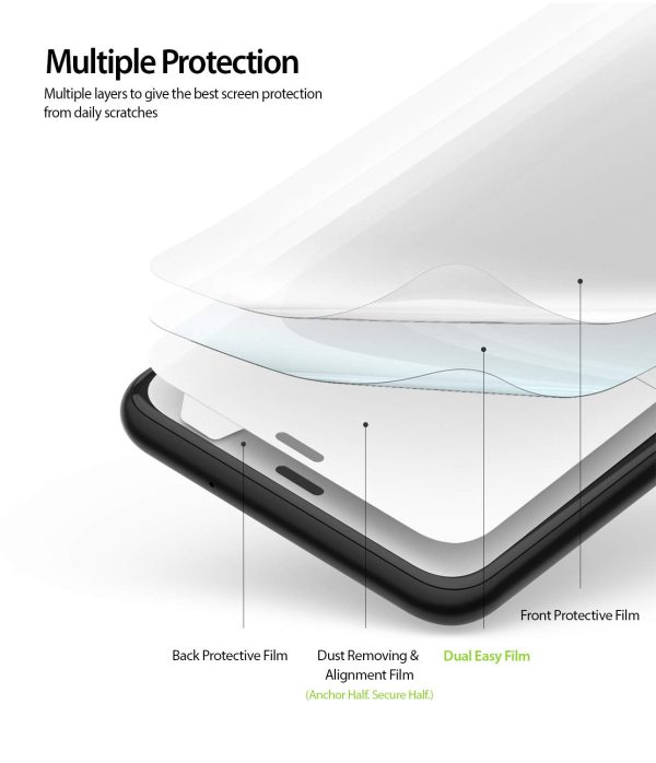 Pixel 4 XL Screen Protector Guard | DUAL EASY FULL - 2 Pack For Discount