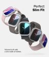 Apple Watch 10 46mm Frame Only Slim Case - Clear & Light Gray (2 Pack) Online Sale