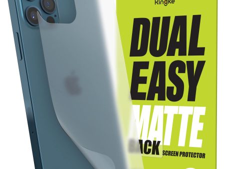 iPhone 12 Pro Max Back Screen Protector Guard | Dual Easy - Matte 2 Pack Online Hot Sale