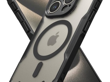 iPhone 15 Pro Max Back Cover case | Fusion X Magnetic - Matte Black Discount