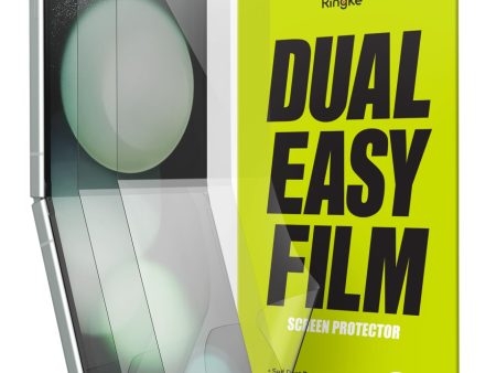 Galaxy Z Flip 5 Screen Protector Guard | DUAL EASY FLIM - 2 Pack For Cheap