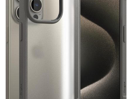 iPhone 15 Pro Max Back Cover case | Fusion Bold Matte - Matte Gray For Discount