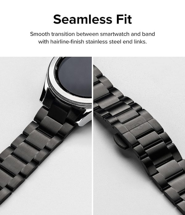 Samsung Galaxy Watch 6 Classic 43mm   4C 42mm  Metal One Stainless Steel | Bracelet Strap - Black on Sale