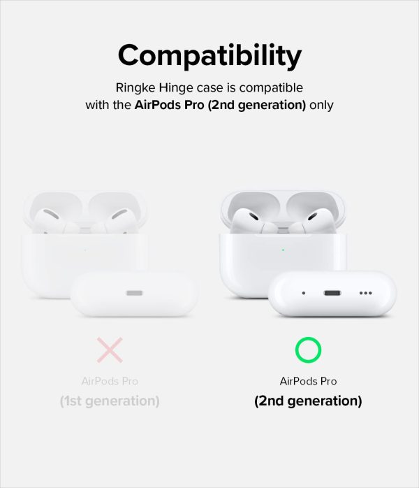 AirPods Pro 2 2nd Generation (2022) Hinge Case - Clear on Sale