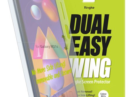 Galaxy M31S Screen Protector Film | DUAL EASY WING - 2 Pack Cheap