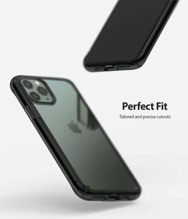 Apple iPhone 11 Pro Max Back Cover Case | Fusion - Smoke black For Sale